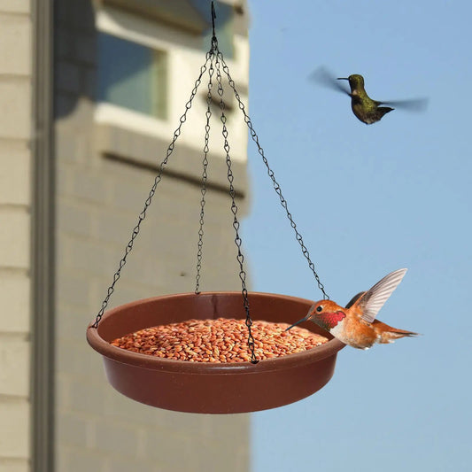 Hanging Bird Feeding Dish/Water Bowl